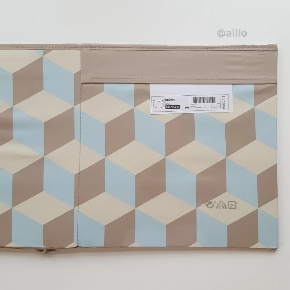 3 IKEA DRONA Boxes, multicolor